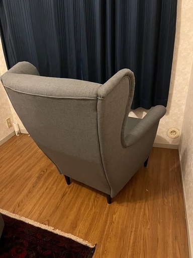 IKEA1人がけソファ&オットマン