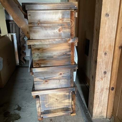 新品　養蜂箱4段