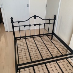 引取限定】セミダブルアイアンベッド