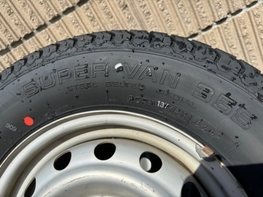 軽トラ、バン　新品タイヤ付ホイール　