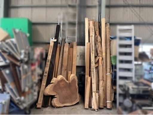 木材　山　いろんな種類　長さ