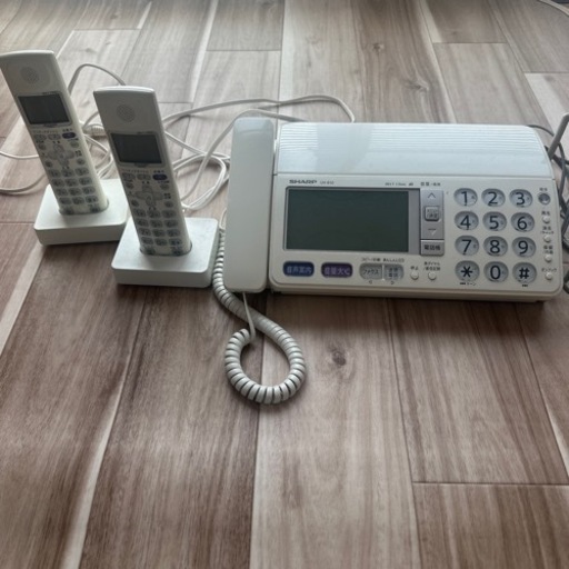 固定電話機、子機2台FAX、コピー