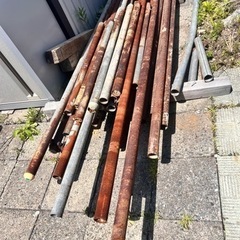 単管パイプ　多数！クランプ付き！
