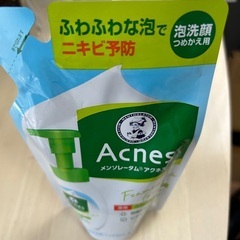 泡洗顔　メンソレータム　アクネス　つめかえ