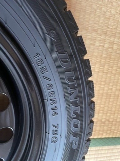 14×5J鉄ホイール　スタッドレスタイヤ装着4本セット　ルーミー　　　タンク