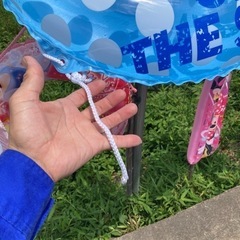 【お話中】子供用浮き輪　記名ありの画像