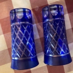 竹下夢路の切子ガラスのグラスの画像