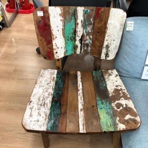 スクラップウッドチェア
