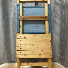 ①ローチェア/キャンプ/簡易組立の画像