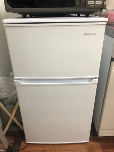 アイリスオーヤマ　2021製　冷蔵庫　一人暮らし