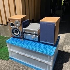 パナソニック　コンポ　テレビスピーカーに
