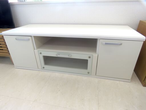北海道 千歳市/恵庭市 近郊配送 大洋 TV台 テレビ台 BMI 5012DHC ホワイト 店頭でのお受渡し大歓迎