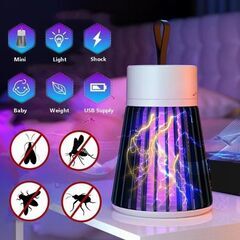 電気ショック 蚊取りランタン 蚊取り器 電撃殺虫器 USB電源 (新品未使用)の画像