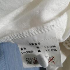 綿素材100％レーストップスの画像