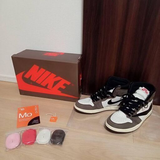 プレミア TRAVIS SCOTT NIKE AIR JORDAN 1 HI OG TS SP DARK MOCHA