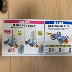 風やゴムのはたらき　車　理科　教材　夏休み　自由研究　宿題の画像
