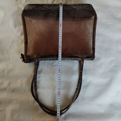 ヘビ柄 バッグの画像