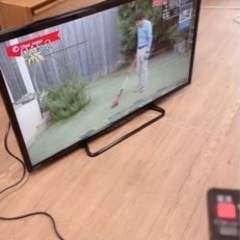 【傷あり】SHARP AQUOS 32型 液晶カラーテレビ LC-32W35 2017年製の画像