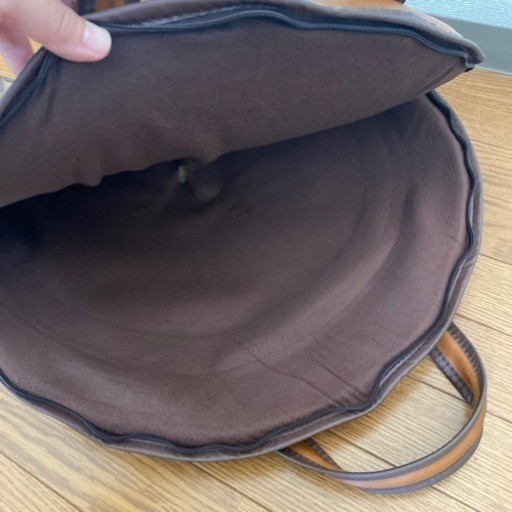 シンバルケース　シンバルバッグ　ギグバッグ　レザー風　ブラウン
