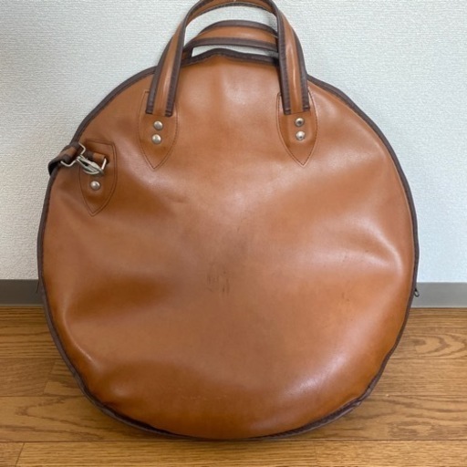 シンバルケース　シンバルバッグ　ギグバッグ　レザー風　ブラウン