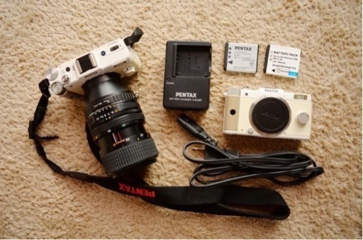 【PENTAX q】Nikonレンズ　予備本体他セットで