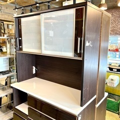 《売約済》【池上店】 ニトリ Nitori キッチンボード 食器棚　システムボード レンジボード キッチン 収納 大型 ファミリー 🚚運搬無料エリア有 / 大田区 リサイクルショップ ランバールーム 池上店 ◀︎ 池上駅 大森駅 蒲田駅 最寄りの画像