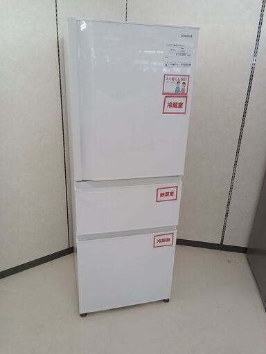 ★ジモティ割あり★ TOSHIBA 冷蔵庫 GR-T33SC 326L 22年製 動作確認／クリーニング済み TC3418