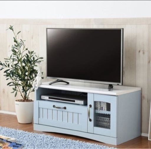 テレビ40型と2局録画ブルーレイレコーダーとテレビ台