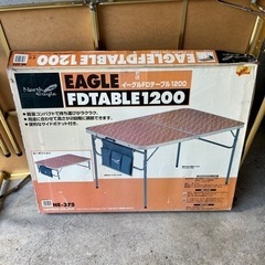 フォールディング バーベキューテーブル 120×80×70(37.5)cm アウトドアテーブル 囲炉裏キャンプの画像