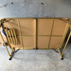 フォールディング バーベキューテーブル 120×80×70(37.5)cm アウトドアテーブル 囲炉裏キャンプの画像