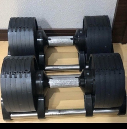 【7月末まで限定】　可変式ダンベル　20kg 2つセット　フレックスベル　美品
