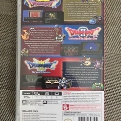 【さらに値下げ】switch大人気ソフト　中古ドラゴンクエストⅠ・Ⅱ・Ⅲ輸入品(アジア版) 、日本の本体で動作確認が取れていますが、言語は日本語対応外です。の画像