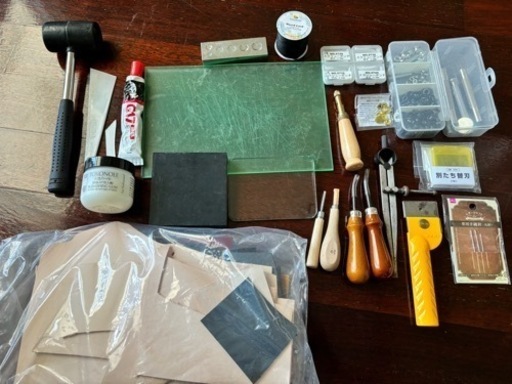 レザークラフト まとめ売り クラフト社 ヘリ落とし レザー