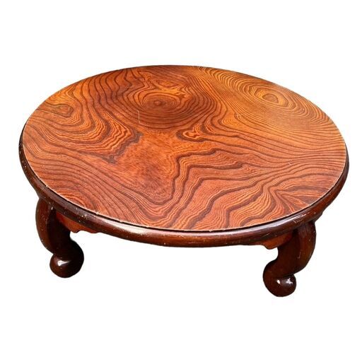 【REGASTOCK 川崎店】ローテーブル　ちゃぶ台　座卓　純和風座卓 丸型座卓 まどか90 折れ脚