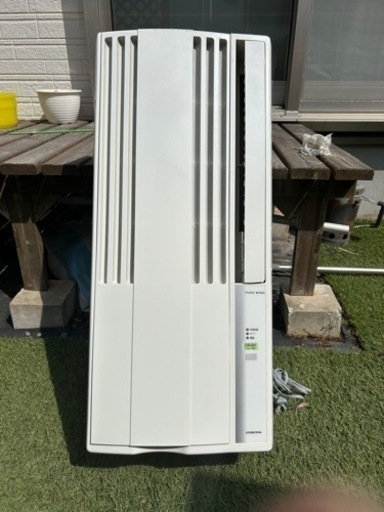 CORONA 窓用エアコンコロナ ウインドエアコン CW-1619BK 2019年製