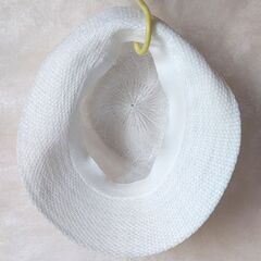 成人女性用夏物帽子。布製ですの画像