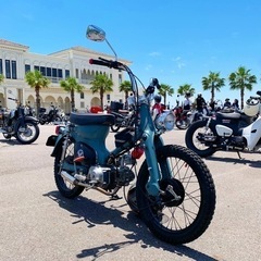 【値下げ8/2まで】カスタムバーハン カブ75cc 