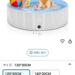 値下げ！子供用室外プールの画像