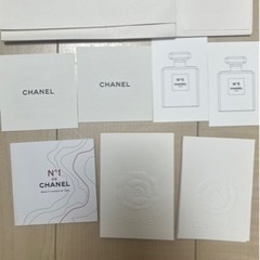 CHANEL ロゴ入りカード等andショップバックのセット