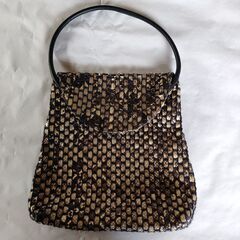 michiamo ミキアモ ワンショルダー トートバッグ パイソ...