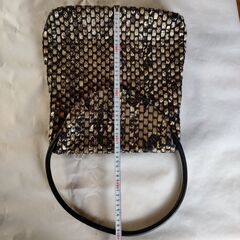 michiamo ミキアモ ワンショルダー トートバッグ パイソン ヘビ柄の画像