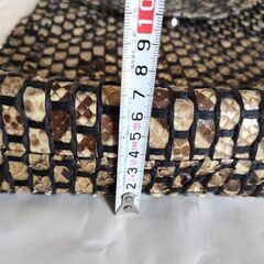 michiamo ミキアモ ワンショルダー トートバッグ パイソン ヘビ柄の画像