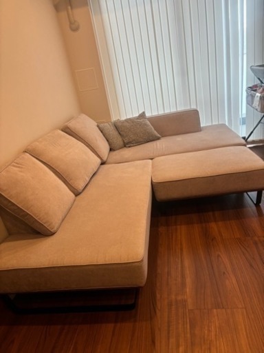 L字　　カウチソファ