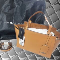 ★ANNA MOLINARI★カーフ Bag★新品/未使用品★保管品★の画像