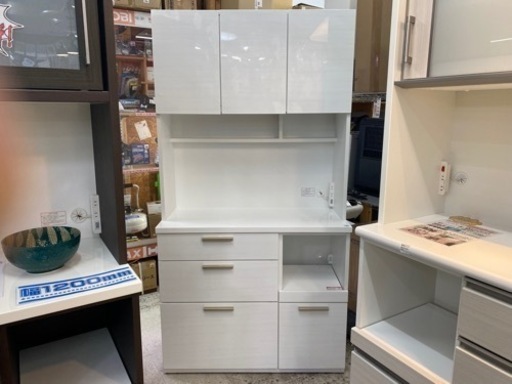 【愛品館 江戸川店 キッチン収納】NITORI（ニトリ）キッチンボード ID:151-008304-007