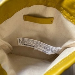 ZARA 黄色　イエロー　ショルダーバッグの画像
