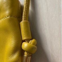ZARA 黄色　イエロー　ショルダーバッグの画像