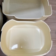 猫用品5点セット　キャリーバッグ 猫トイレ　猫鍋の画像