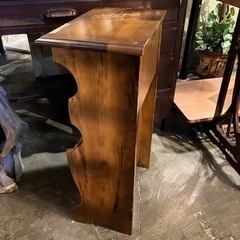 北海道　帯広　カリモク　電話台　スリッパラック　キャビネット　サイドボード　木製　マガジンラック　モノココ   モノココ帯広店の画像