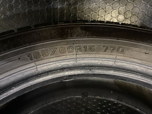 DUNLOP WINTER MAXX WM03 165/60R15 15インチ スタッドレス 4本 20年製 バリ溝 ハスラー フレア